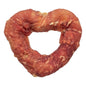 Trixie Denta Fun Heart Met Eendenborst 8 Cm 40 Gr 50 St